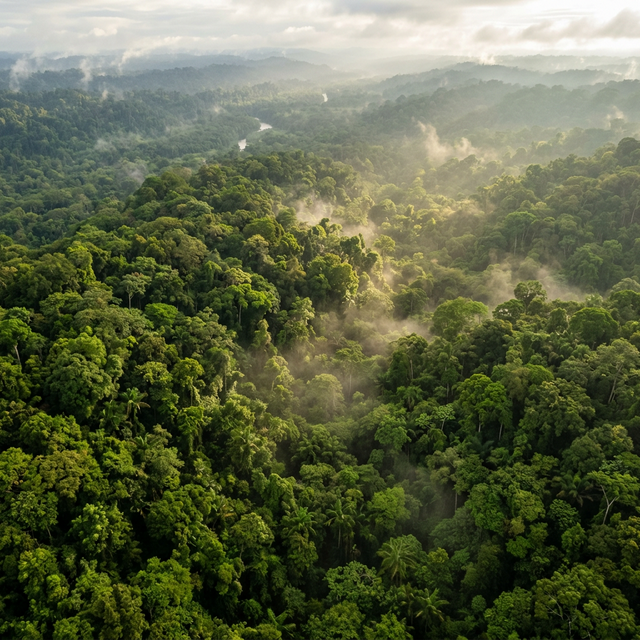 Dense Jungle Background